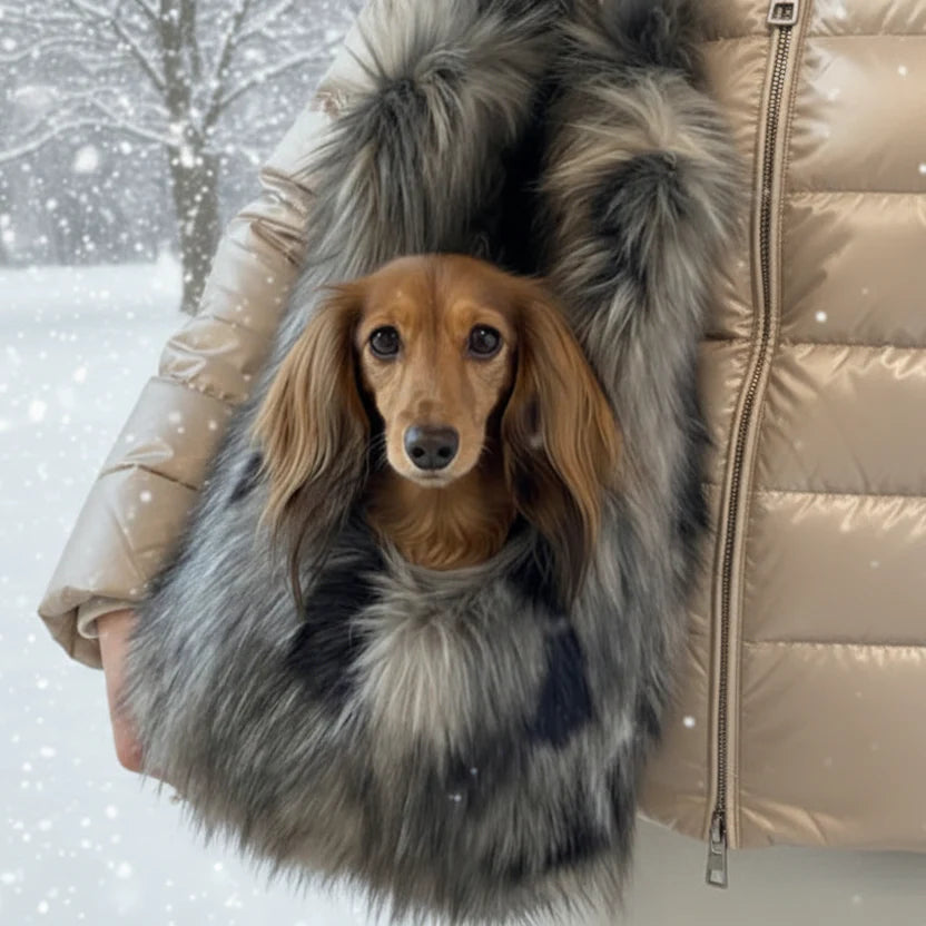 Sac Fausse Fourrure Pour Petit Chien