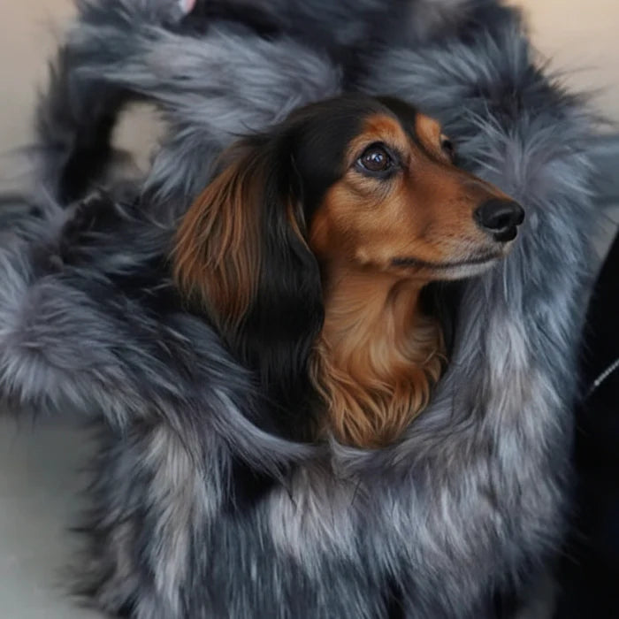 Sac Fausse Fourrure Pour Petit Chien