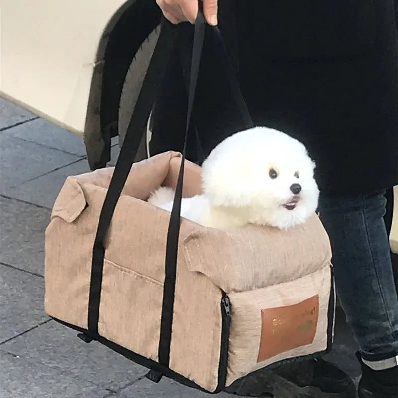 Sac Transport Chien En Tissu Résistant