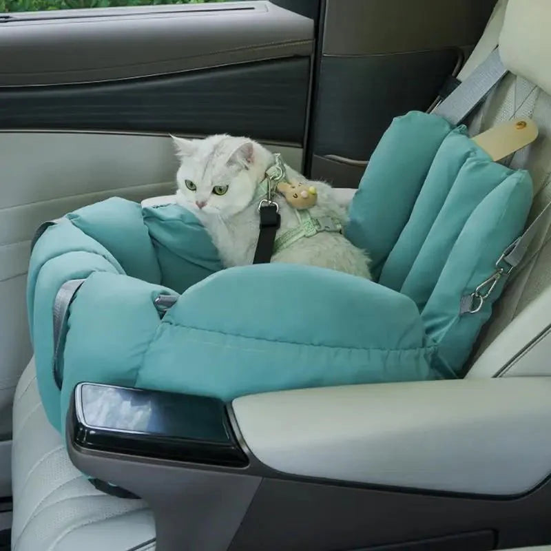 Siège voiture pour chat et chien - Sac transport sécurisé