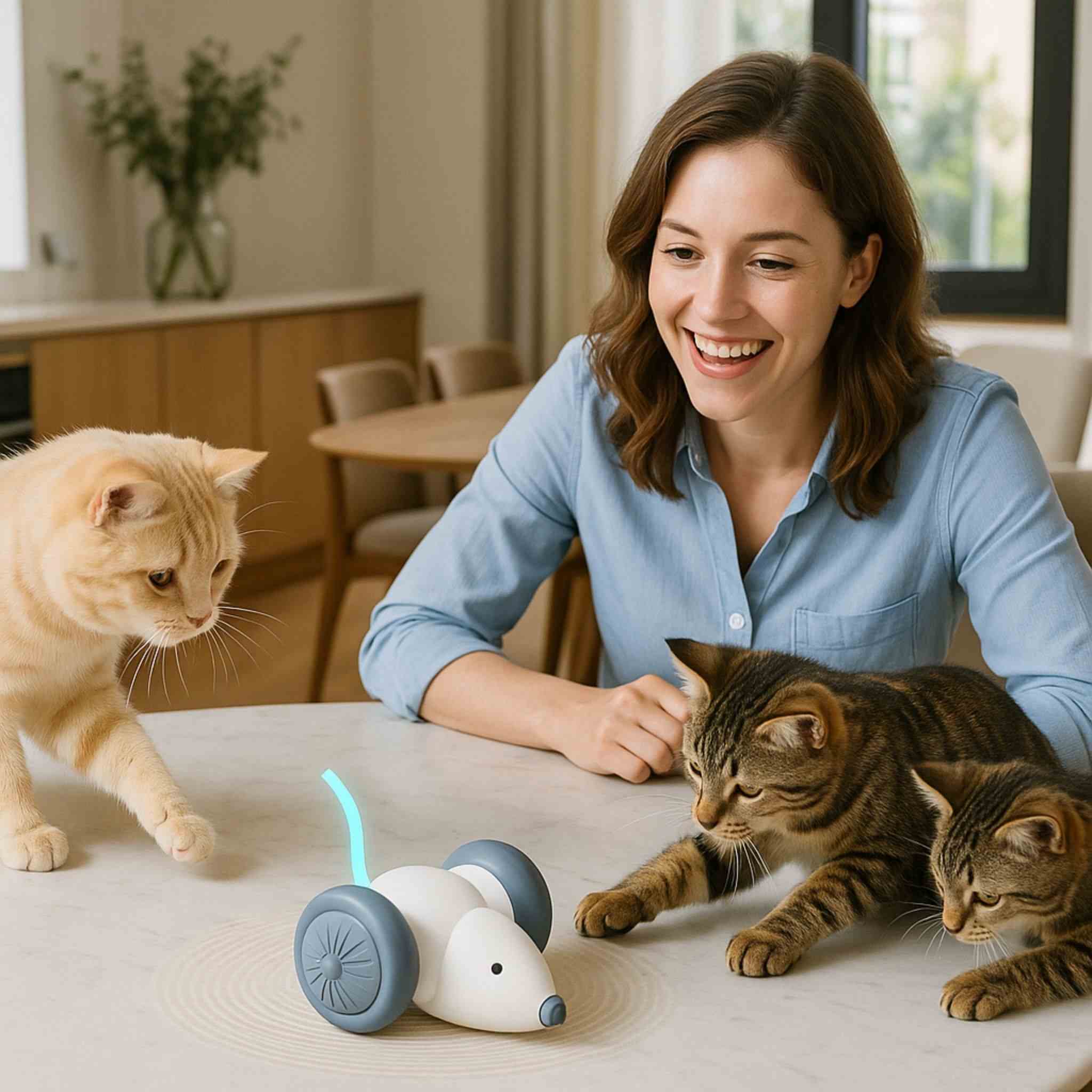 souris pour chat interactive