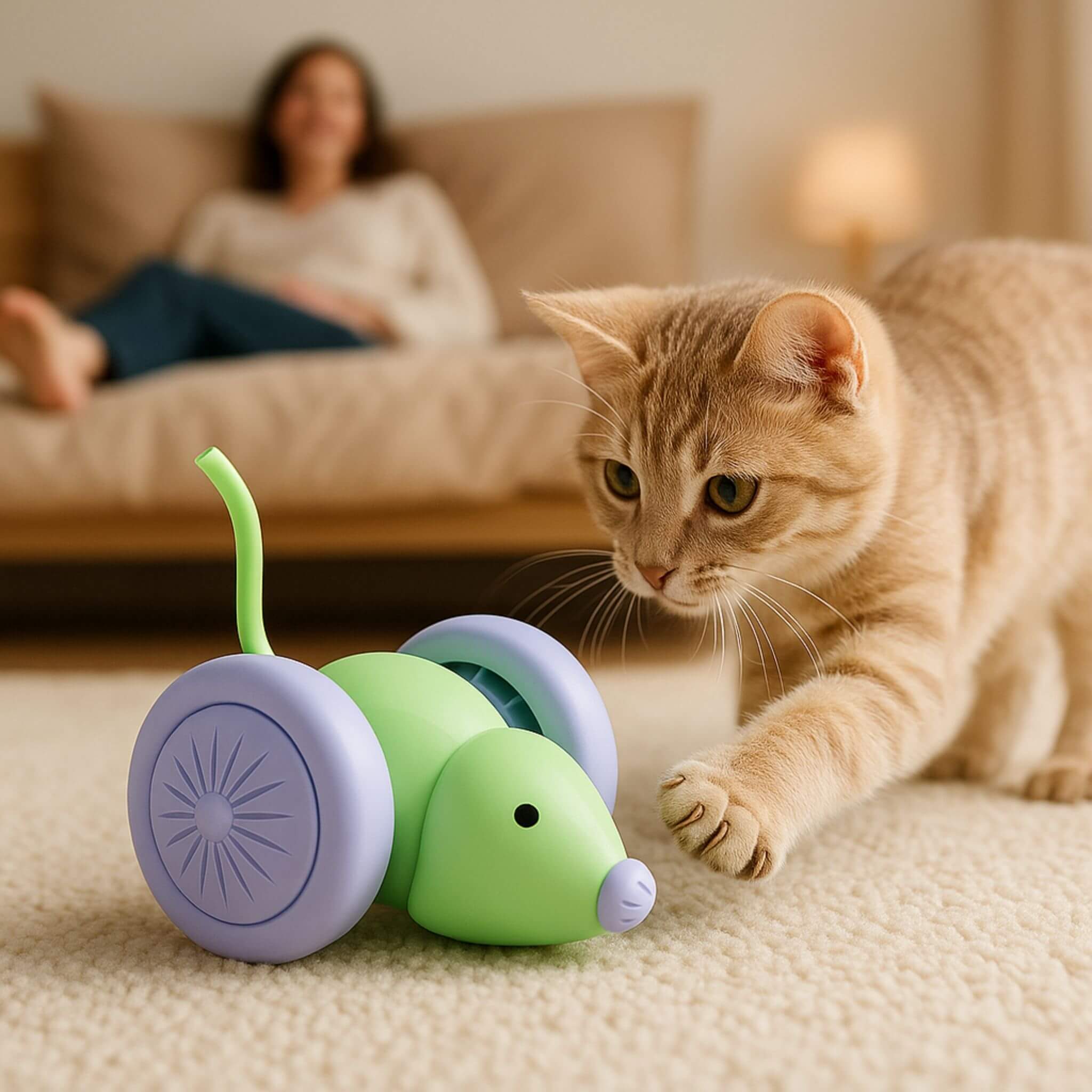 souris pour chat interactive