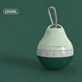 Gourde de voyage pour chien de 200 ml avec design pratique et crochet pour un transport facile