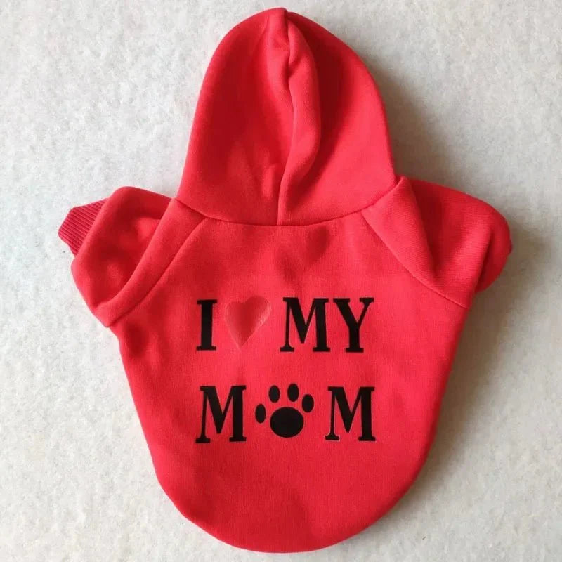Sweat Love My Mom / Dad pour Chien