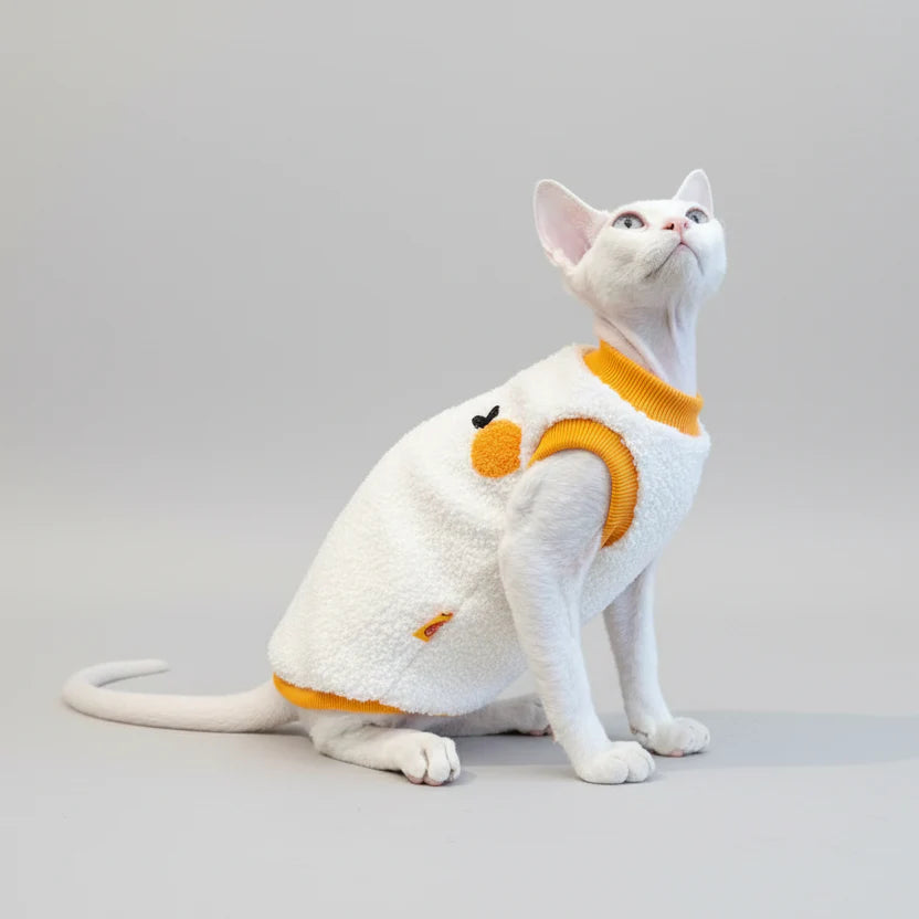 Sweat Polaire Chaud Pour Chat Sphynx, Devon Rex