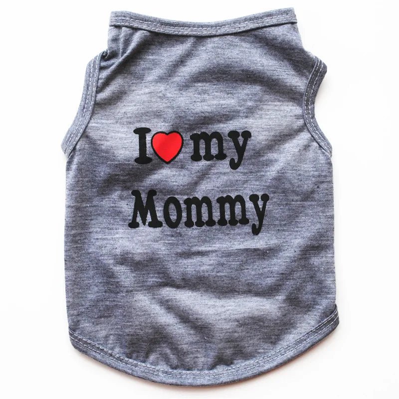 T-Shirt Chat I Love Mommy / Daddy