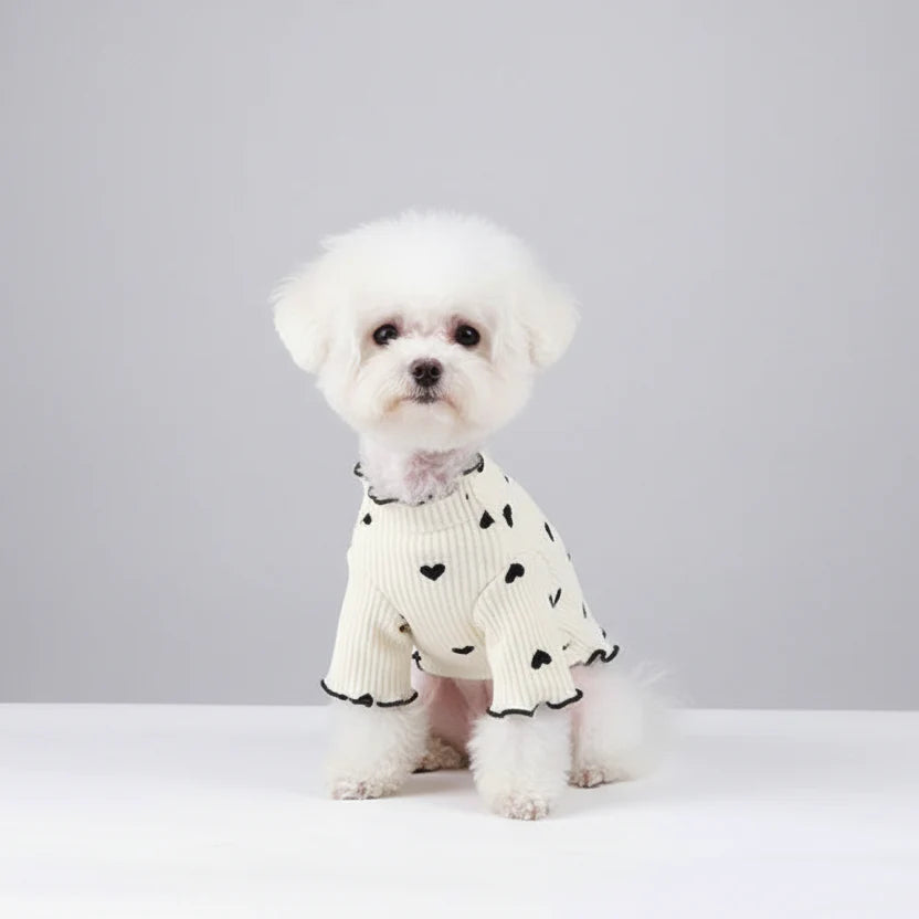 T-shirt Confortable En Coton Pour Petit Chien