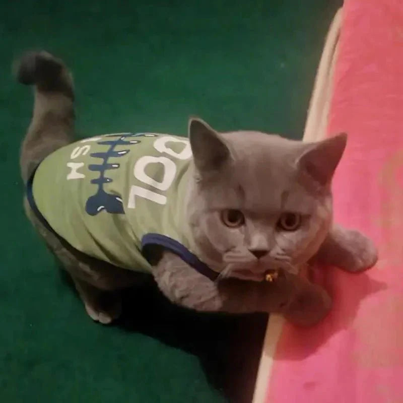 T-Shirt pour Chat Cool Fish