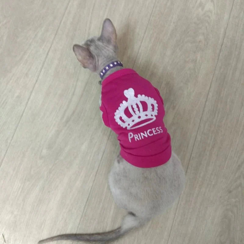 T-Shirt pour Chat Princess