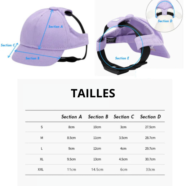 Casquette pour Teckel & Moyen Chien