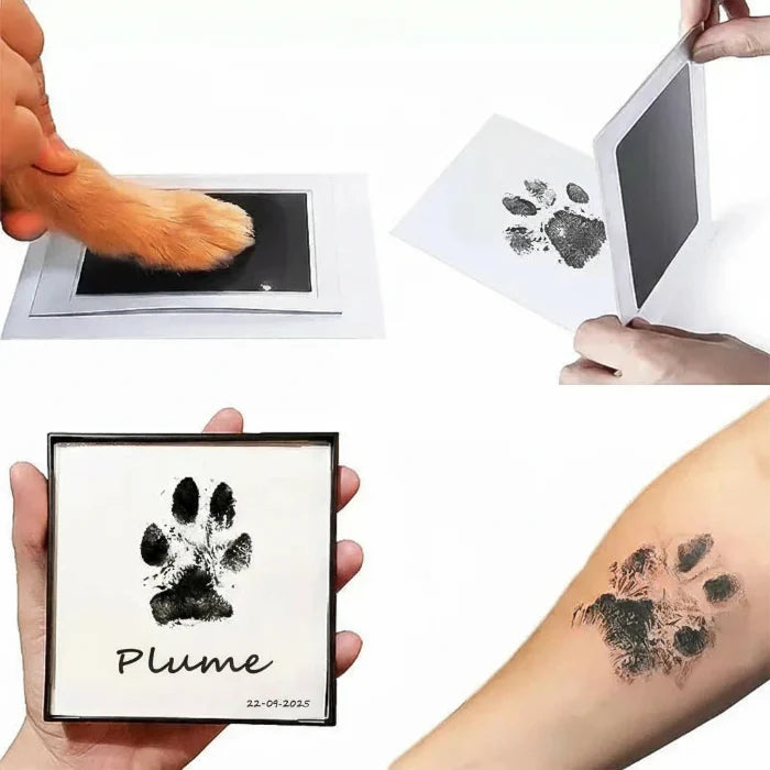 Tampon Encreur Pour Empreinte De Patte De Chien Et Chat
