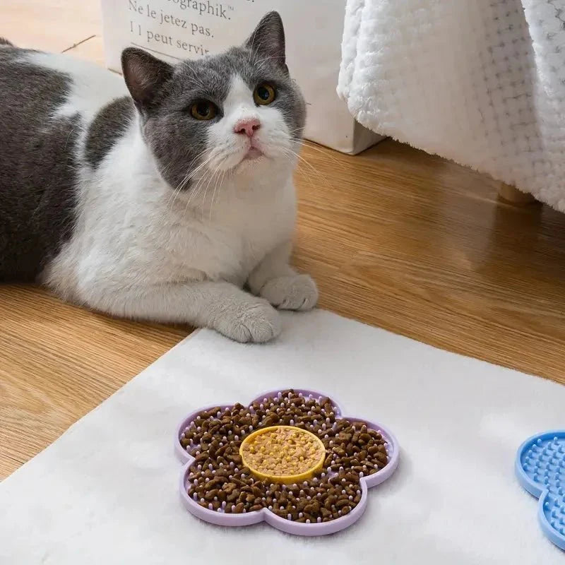 Tapis à lécher silicone réutilisable pour chien et chat