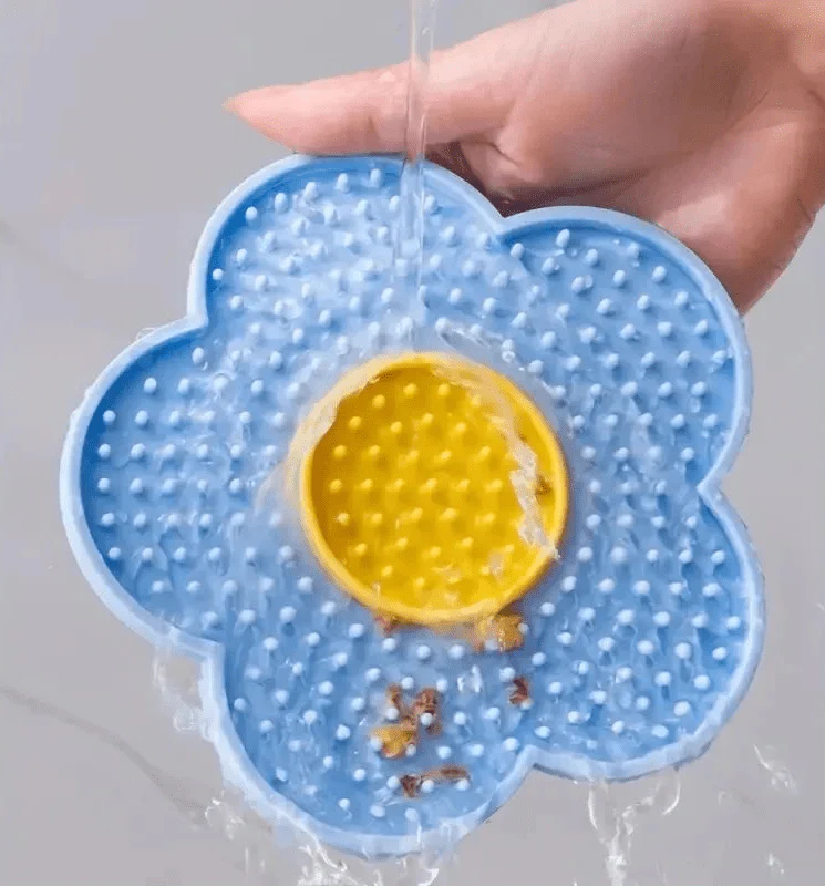 Tapis à lécher silicone réutilisable pour chien et chat