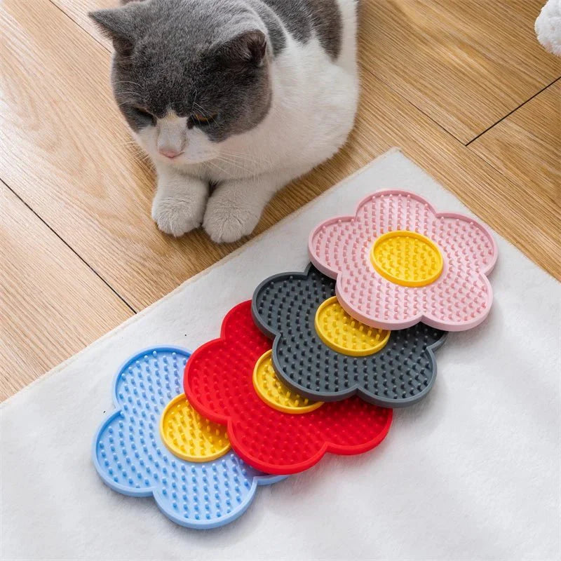 Tapis à lécher silicone réutilisable pour chien et chat