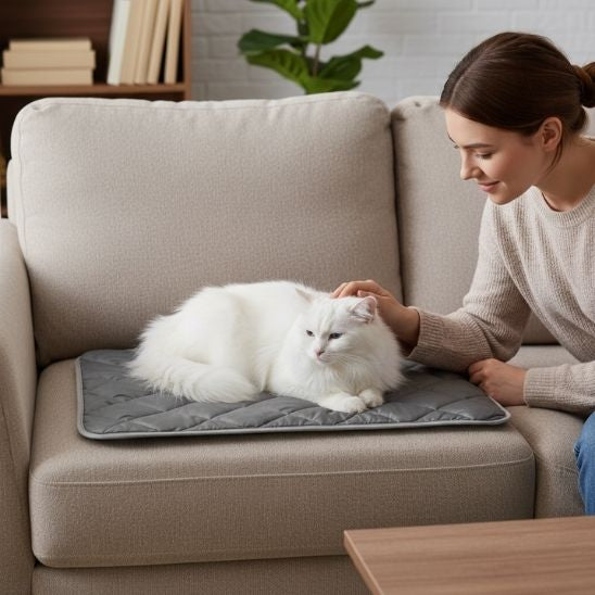 Tapis chauffant chat sans électricité |Chaleur naturelle