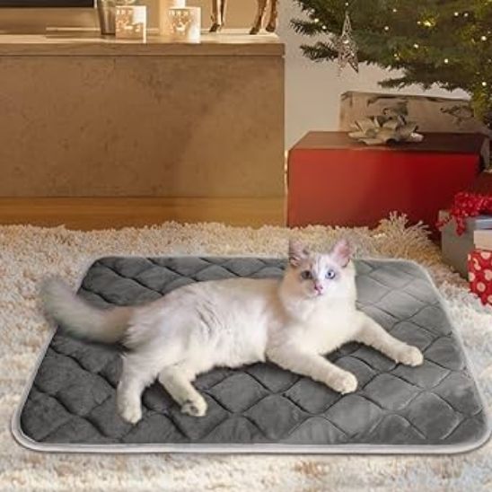 Tapis chauffant chat sans électricité |Chaleur naturelle