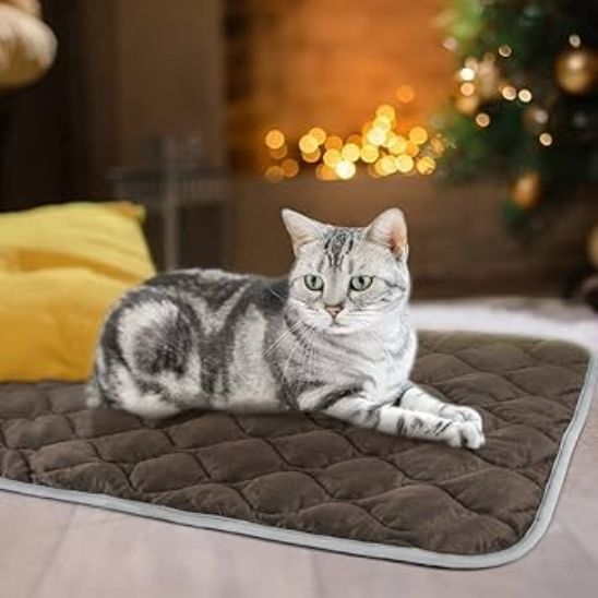 Tapis chauffant chat sans électricité |Chaleur naturelle