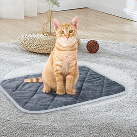Tapis chauffant chat sans électricité |Chaleur naturelle