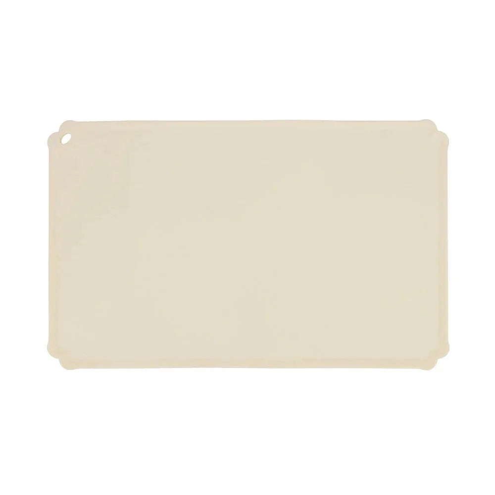 Oscar et Plume tapis en silicone pour gamelle beige antidérapant et facile à nettoyer