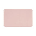 Tapis en silicone pour gamelle rose signé Oscar et Plume, antidérapant et facile à nettoyer