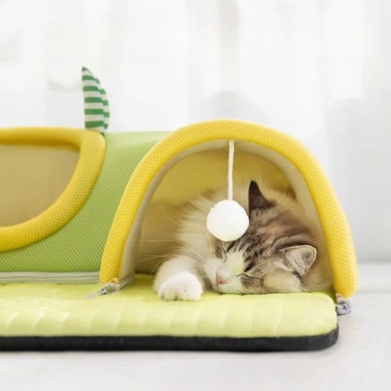 Tapis Fraicheur Chat Tunnel