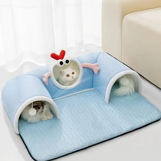 Tapis Fraicheur Chat Tunnel