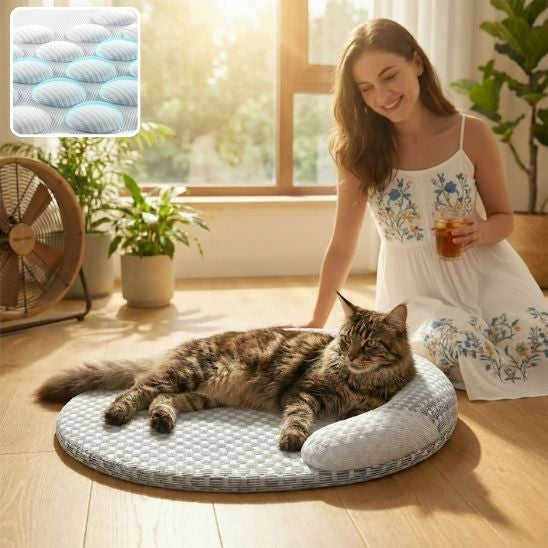 Tapis Fraicheur Chat | Mousse de Fraîcheur Féline