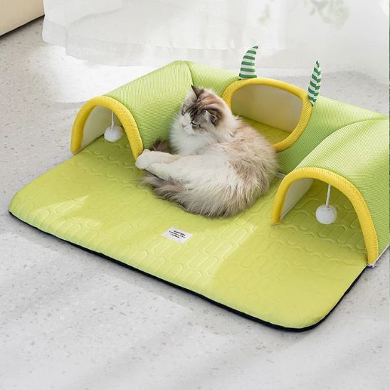 Tapis Fraicheur Chat Tunnel