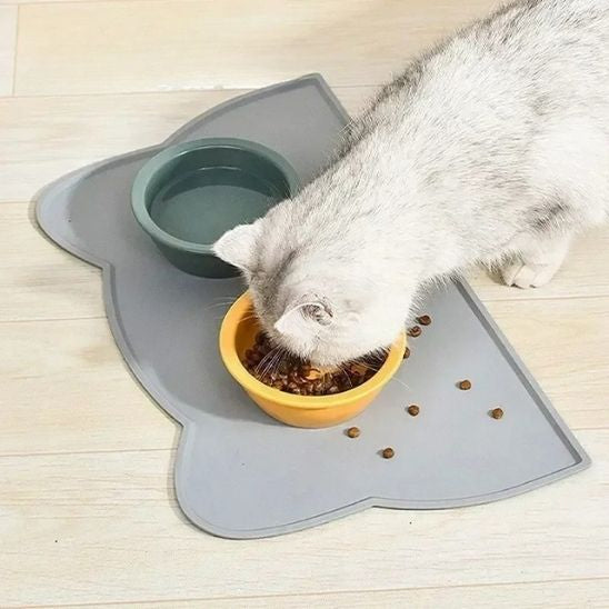 Tapis Gamelle Chat | Repas Zéro Tracas