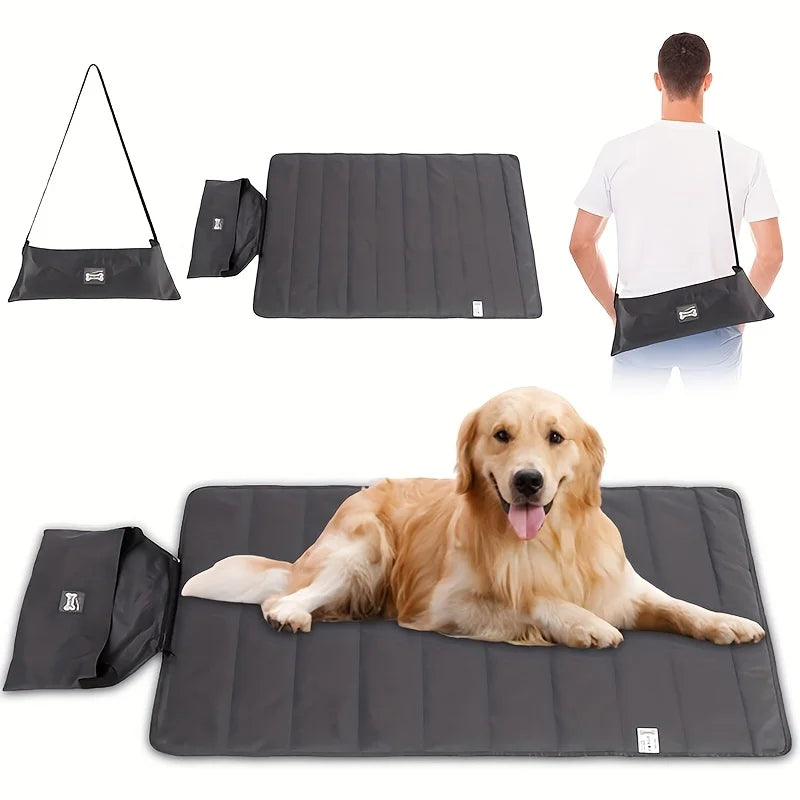 Tapis Pliant Et Portable Pour Chien