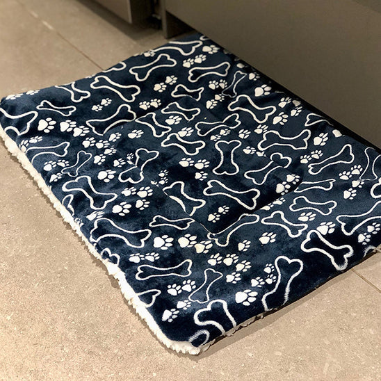 Tapis pour chien chauffant | Lit chien lavable