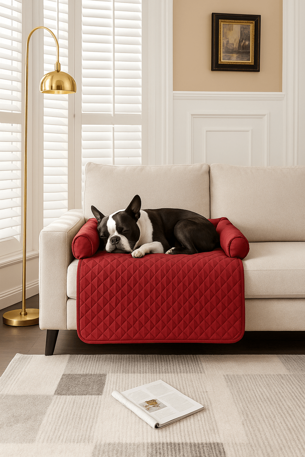 Tapis pour chien - ProtègecanapéToutou™