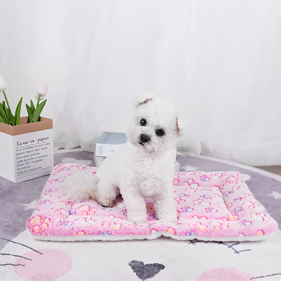 Tapis pour chiens | Coussin chaud et lavable