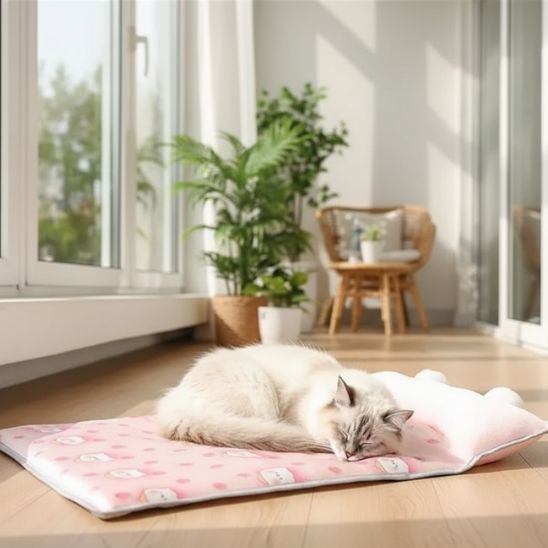 Tapis Rafraichissant Chat | Refuge Frais Royal