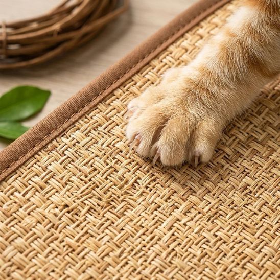 Tapis rafraichissant chat Rotin