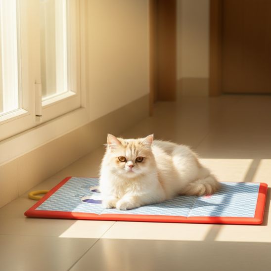 Tapis Rafraichissant Chat Pliable