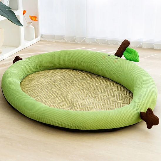 tapis rafraîchissant chat vert pomme