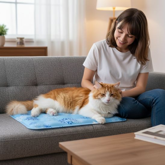 Tapis rafraichissant pour chat | Cocon Fraîcheur