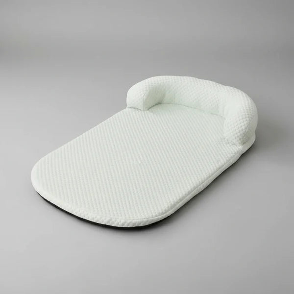Tapis rafraichissant pour chien Oscar et Plume en tissu texturé avec appui-tête confortable