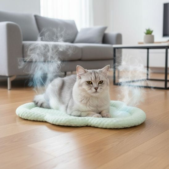 TAPIS REFRIGERANT CHAT | Nuage Rafraîchissant