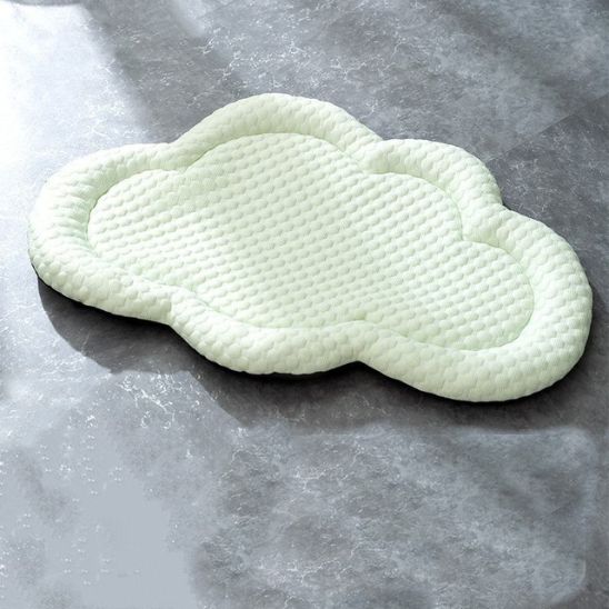Tapis refrigerant chat nuage vert