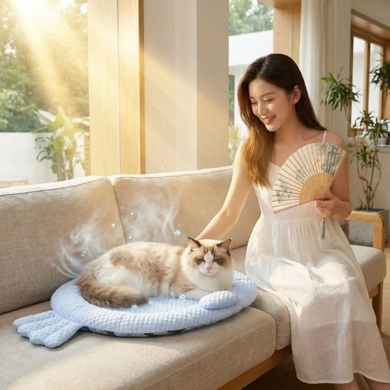 TAPIS REFRIGERANT CHAT | Poisson Rafraîchissant