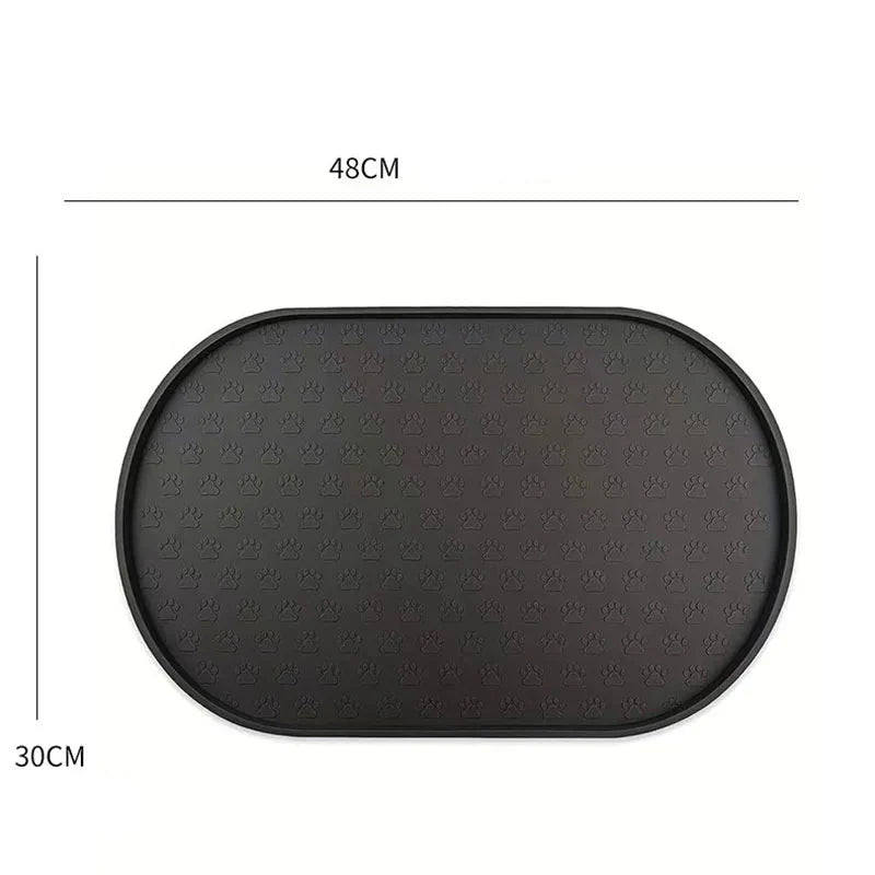 Tapis Silicone Oval Pour Gamelle Chien