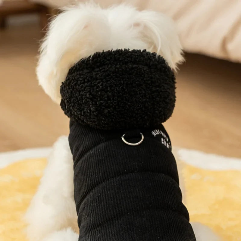 Manteau En Velours Côtelé Pour Petit Chien