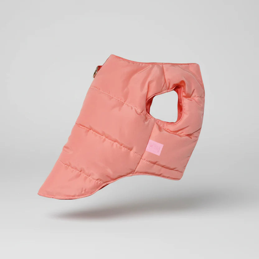 Veste chaude pour lévrier en rose, idéale pour garder votre chien au chaud pendant les saisons froides