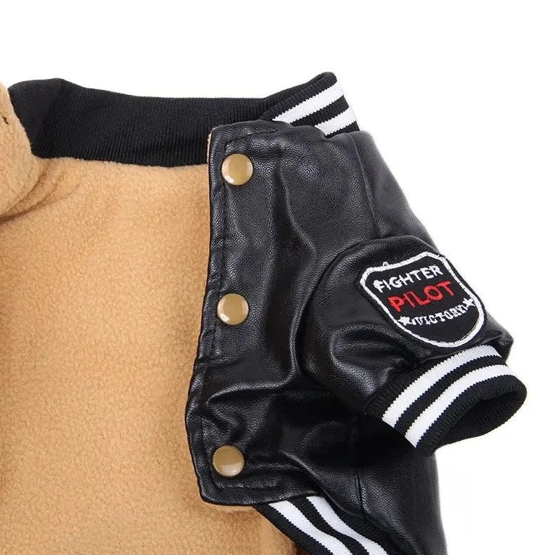Veste en Cuir pour Chien