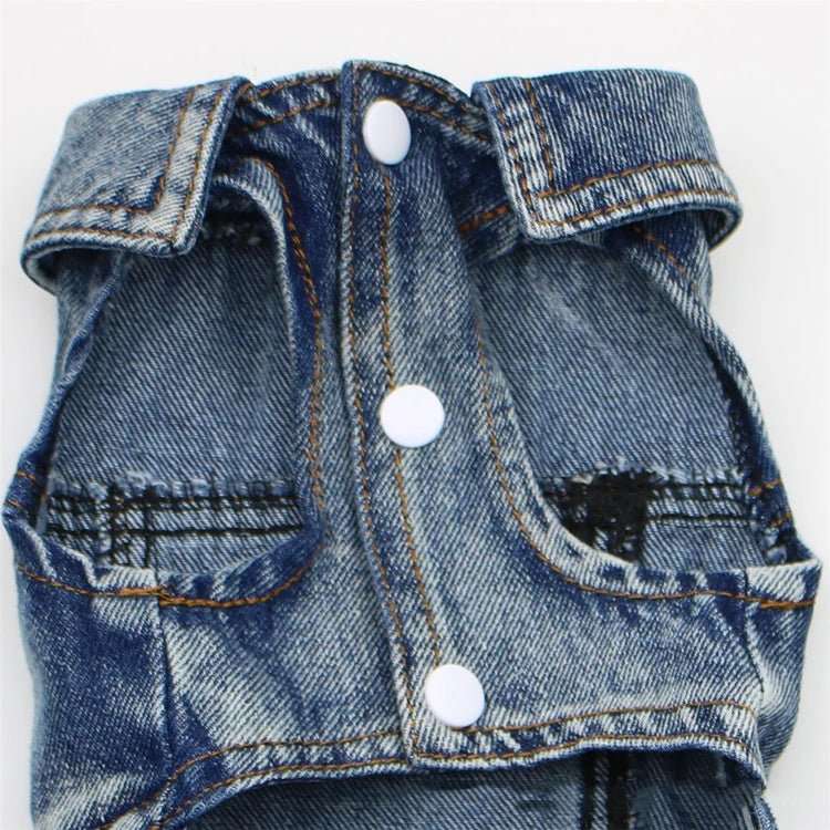 Veste En Jean Pour Chien Confort Durable